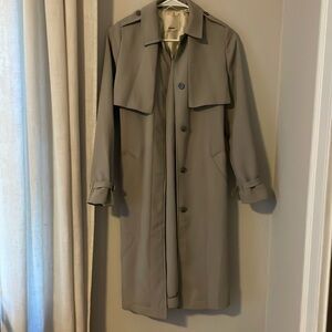 Aritzia crepe trench coat